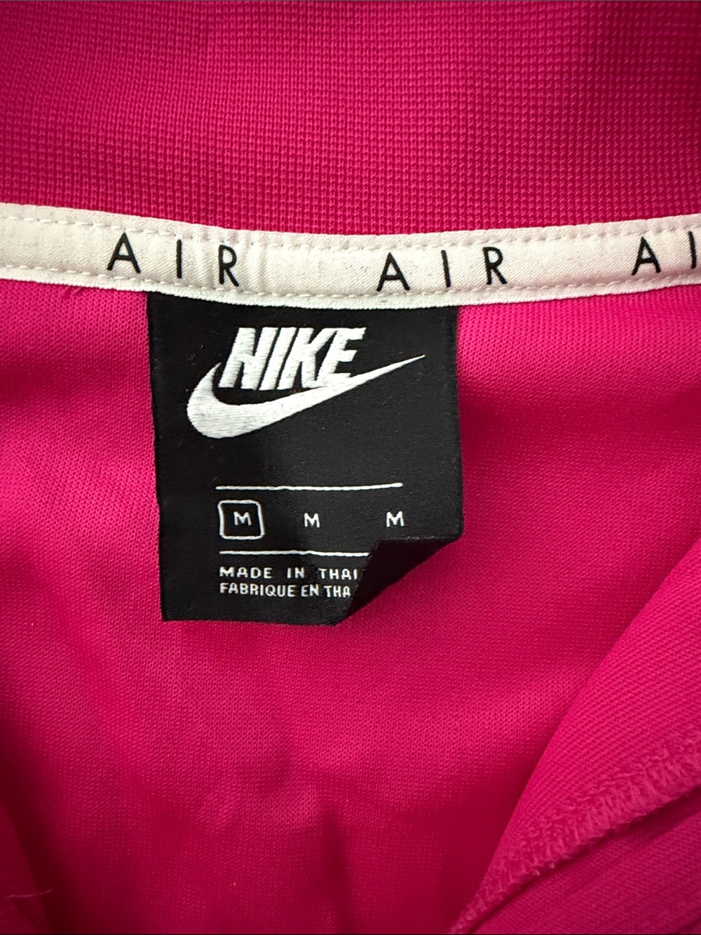 Nike - Pink Half-Zip Cropped Pullover - Picture 2 of 3